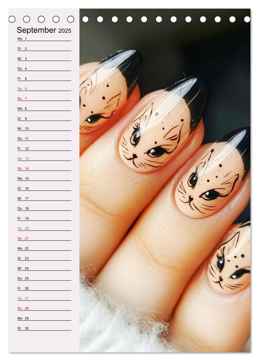 Bild: 9783457206041 | Nageldesign. Außergewöhnliche Fingernägel (Tischkalender 2025 DIN...