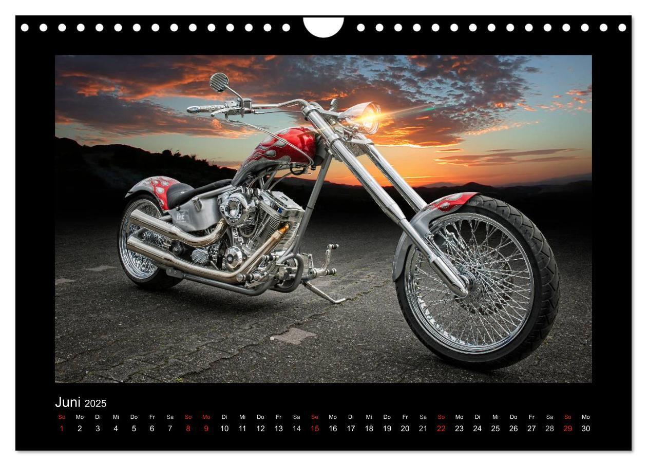 Bild: 9783435709342 | Motorrad-Träume ¿ Chopper und Custombikes (Wandkalender 2025 DIN A4...