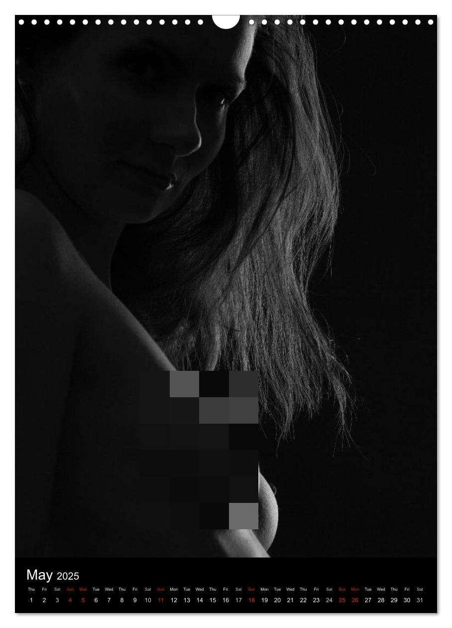 Bild: 9781325976850 | Erotic Silhouettes / UK-Version (Wall Calendar 2025 DIN A3...