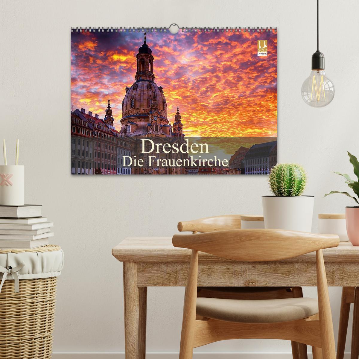 Bild: 9783435734559 | Dresden - Die Frauenkirche (Wandkalender 2025 DIN A3 quer),...