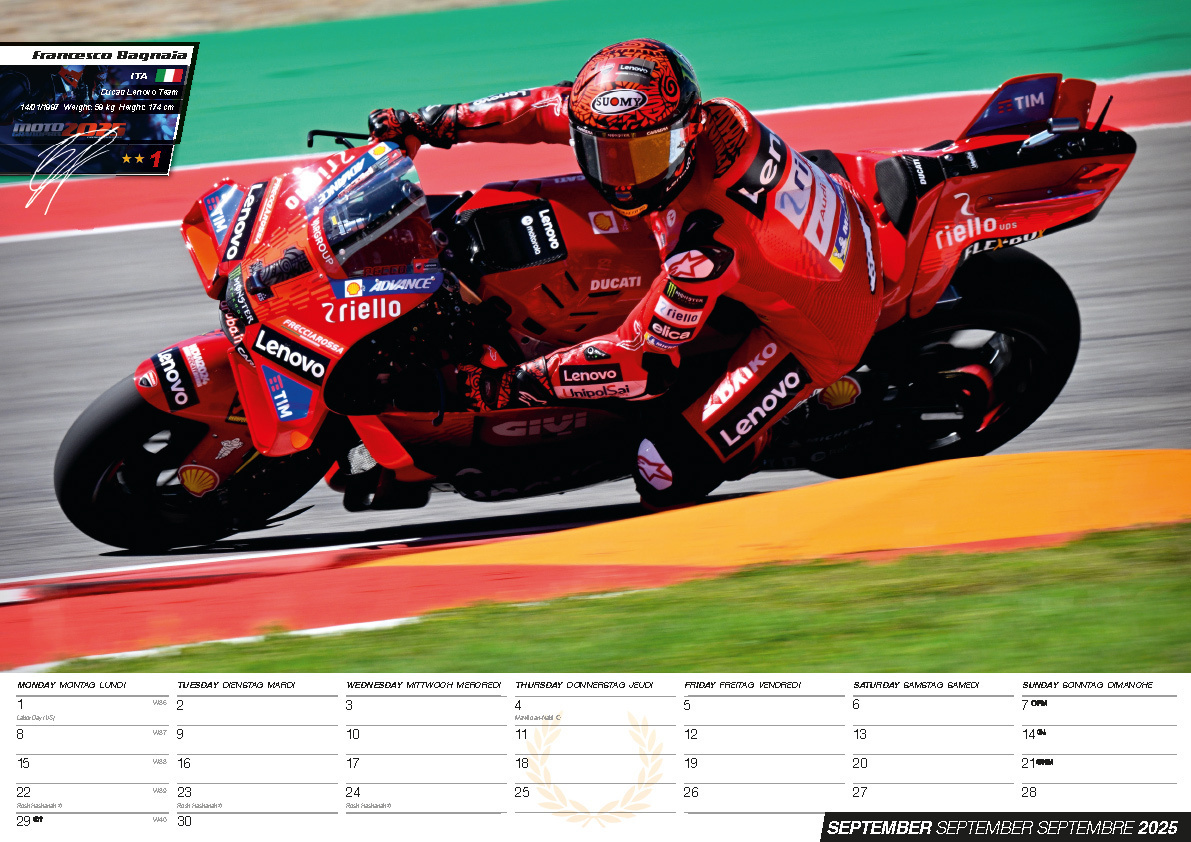 Bild: 9798893610307 | Moto GP Kalender 2025 | Offizieller MotoGP Kalender | Kalender | 14 S.