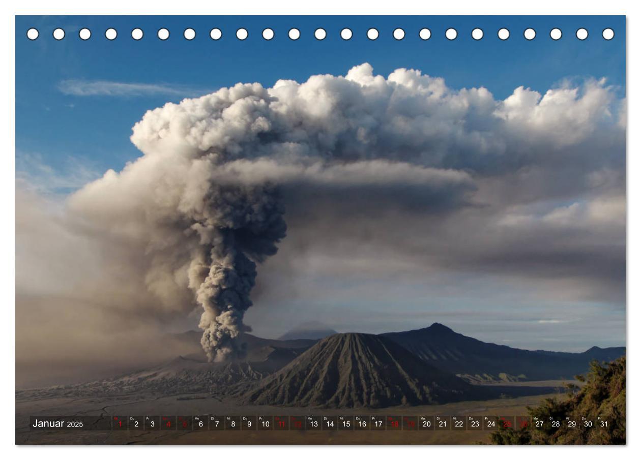 Bild: 9783435435296 | Vulkane - Magma, Lava, Eruptionen (Tischkalender 2025 DIN A5 quer),...