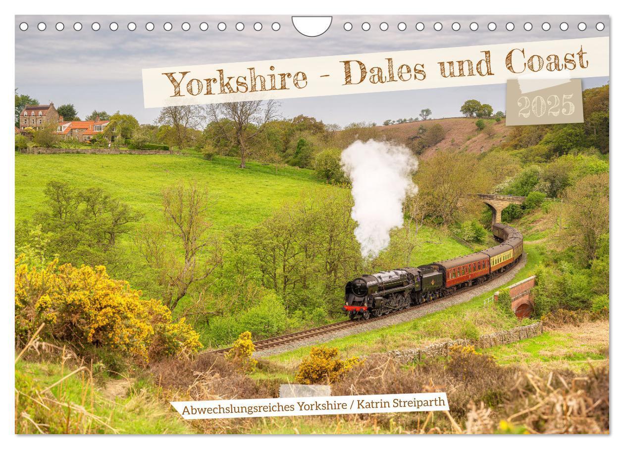 Cover: 9783383789663 | Yorkshire - Dales und Coast (Wandkalender 2025 DIN A4 quer),...