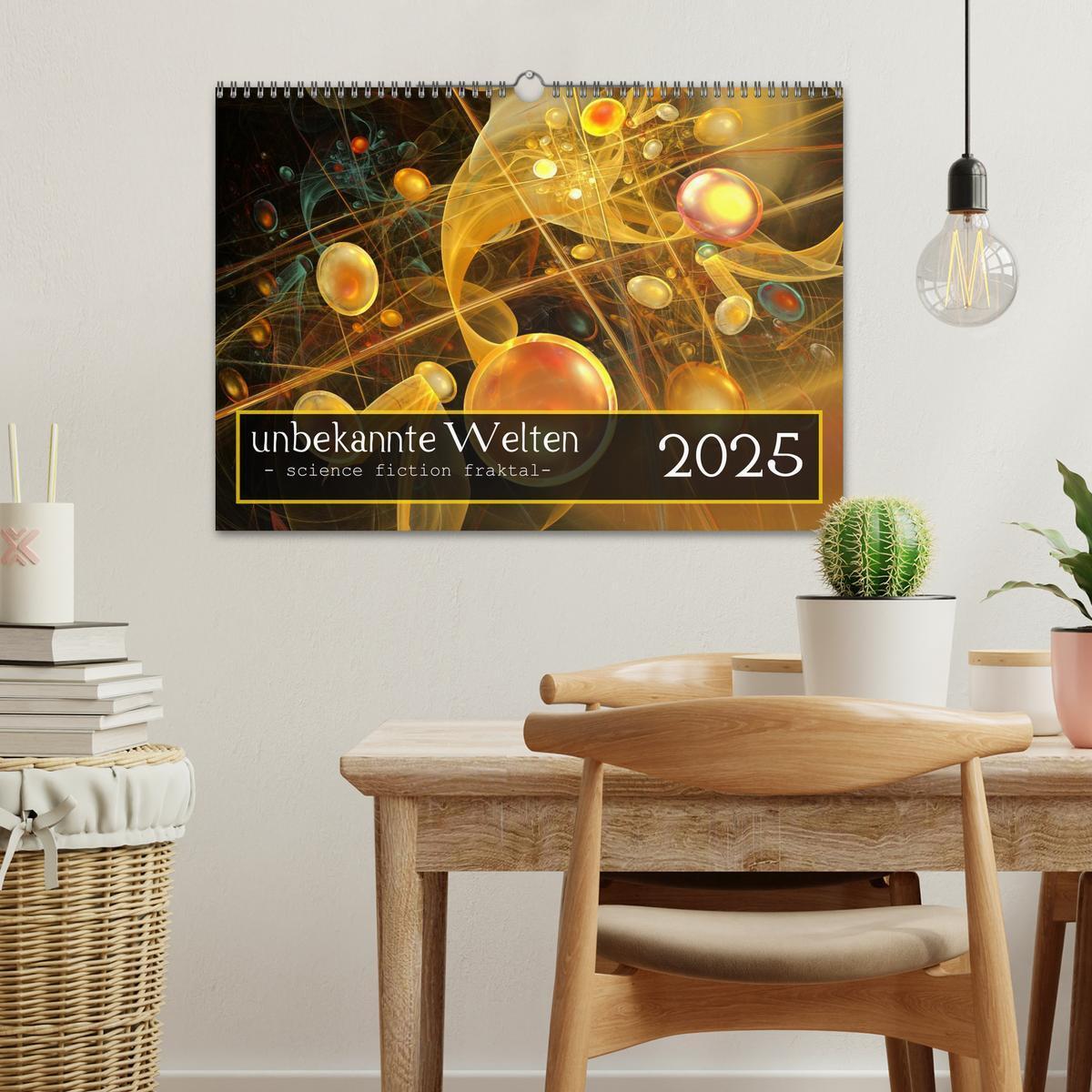 Bild: 9783435827558 | unbekannte Welten (Wandkalender 2025 DIN A3 quer), CALVENDO...