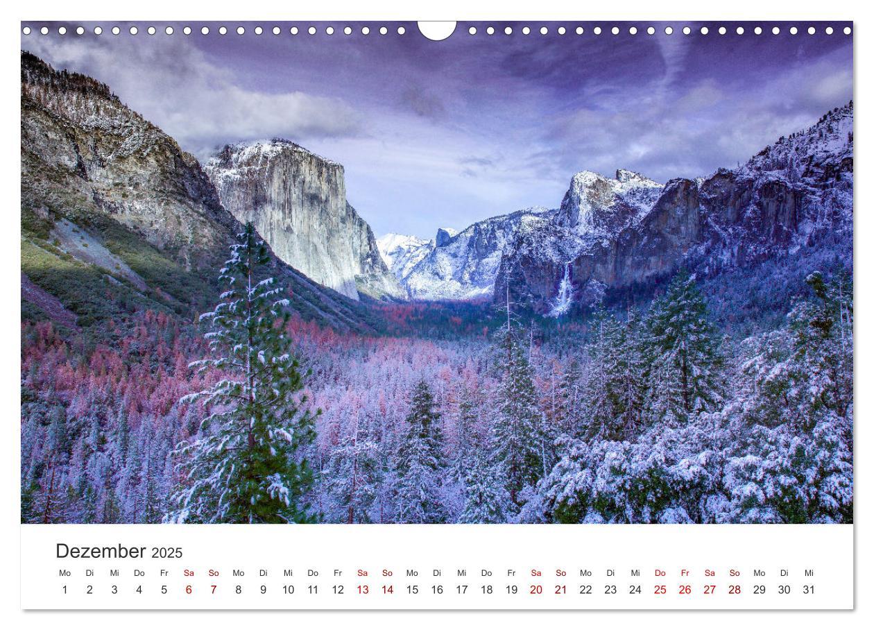 Bild: 9783435354863 | Yosemite - Nationalpark (Wandkalender 2025 DIN A3 quer), CALVENDO...