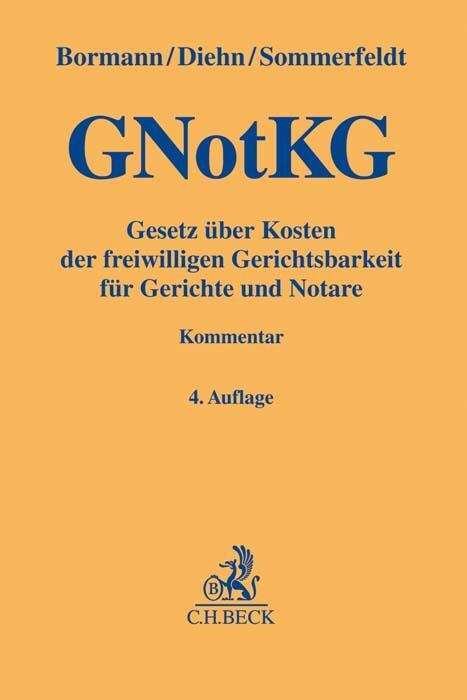 Cover: 9783406768231 | Gesetz über Kosten der freiwilligen Gerichtsbarkeit für Gerichte...