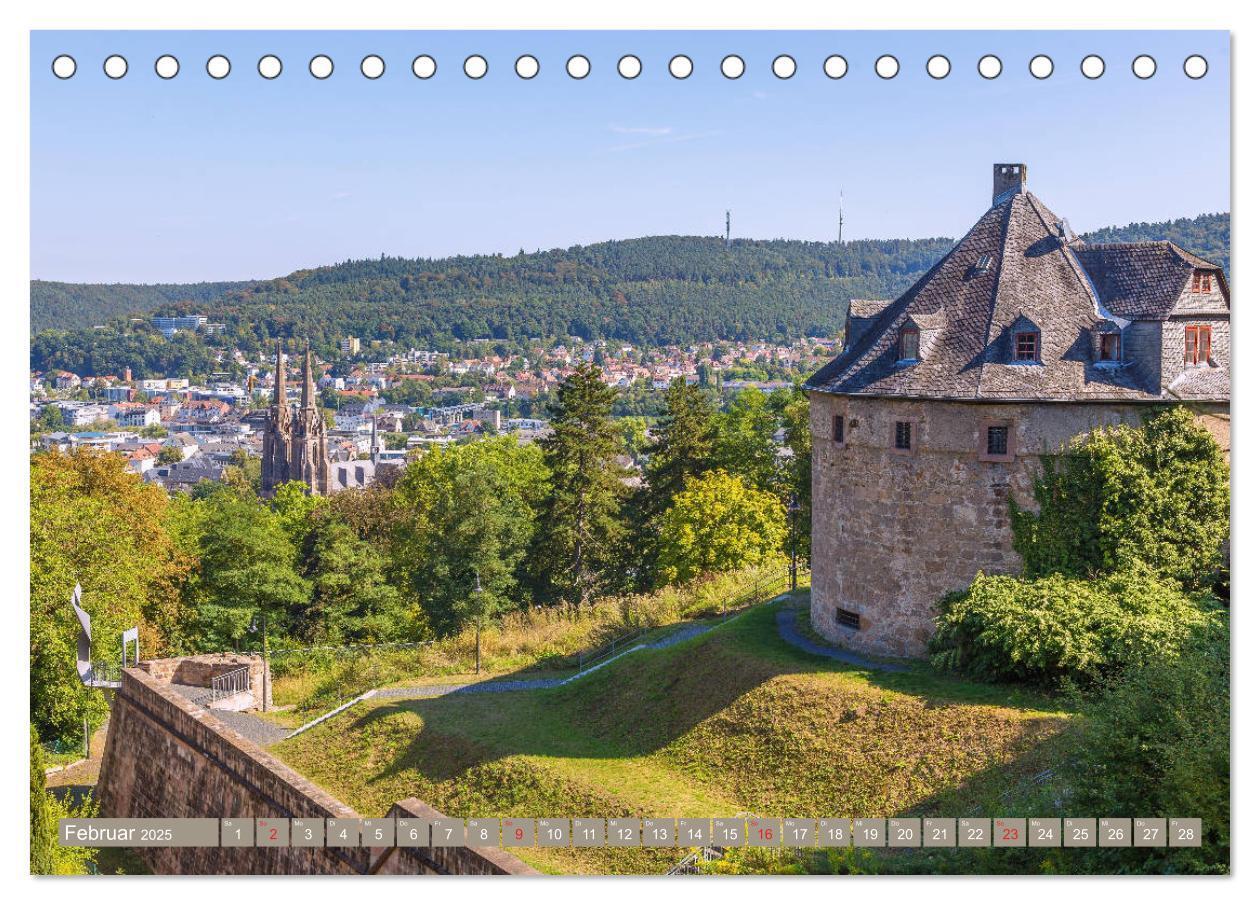 Bild: 9783435333677 | Marburg an der Lahn (Tischkalender 2025 DIN A5 quer), CALVENDO...