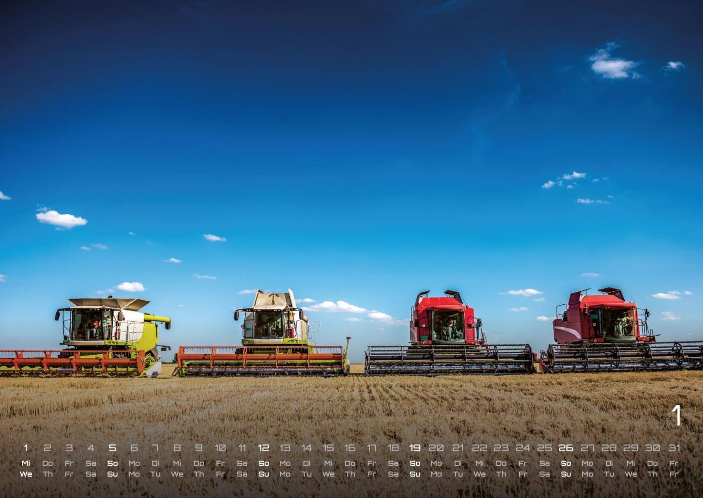 Bild: 9783986734411 | Landmaschinen - Traktor - 2025 - Kalender DIN A2 | GP-Fever.de | 15 S.