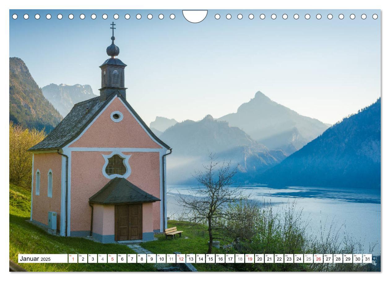 Bild: 9783435210763 | Ein Frühling am Traunsee - Verträumte Ansichten (Wandkalender 2025...