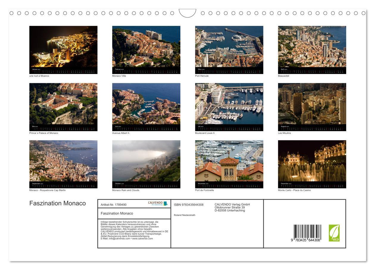 Bild: 9783435644308 | Faszination Monaco (Wandkalender 2025 DIN A3 quer), CALVENDO...