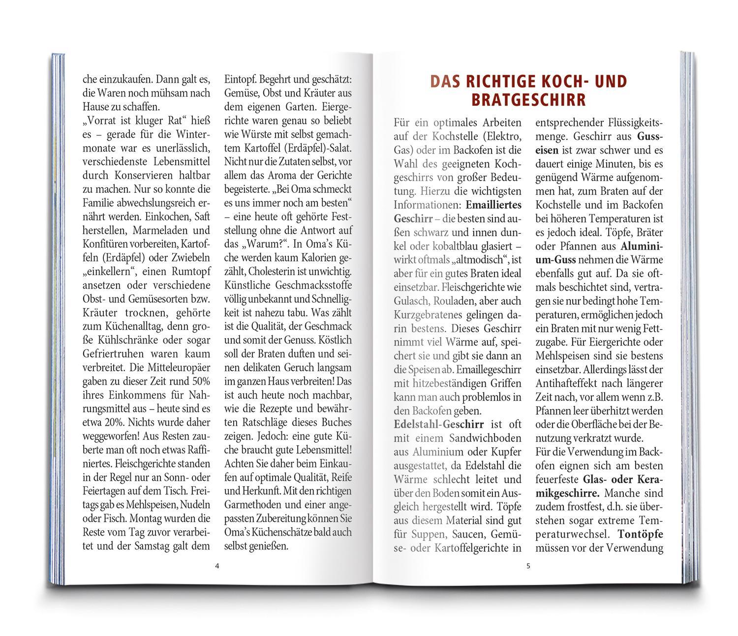 Bild: 9783991540243 | KOMPASS Küchenschätze Omas Küchenschätze | Ursula Calis | Buch | 96 S.