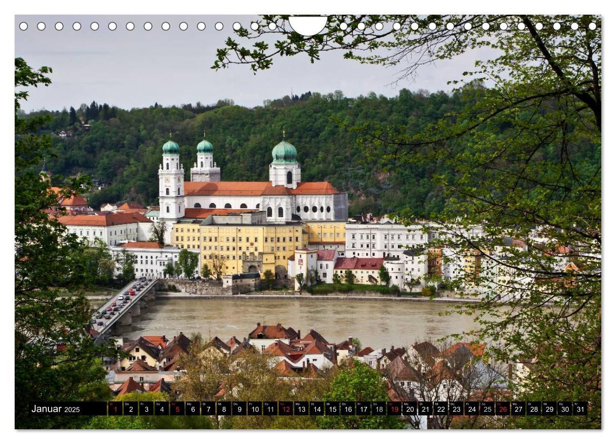 Bild: 9783435640461 | Pittoreskes Passau (Wandkalender 2025 DIN A4 quer), CALVENDO...