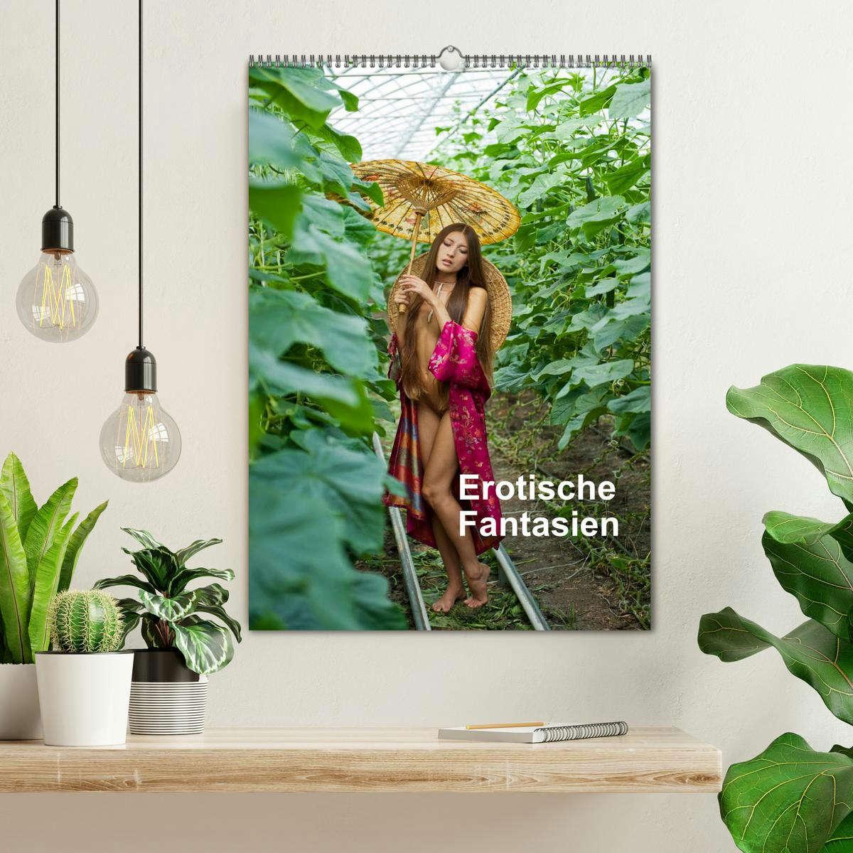 Bild: 9783457066027 | Erotische Fantasien (Wandkalender 2025 DIN A2 hoch), CALVENDO...