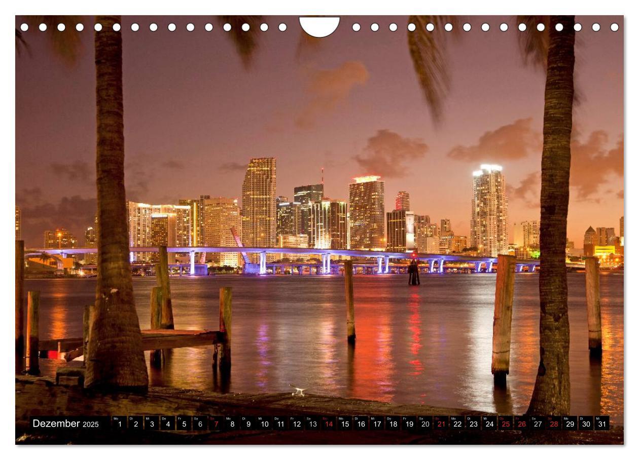 Bild: 9783435743926 | Miami und Florida (Wandkalender 2025 DIN A4 quer), CALVENDO...