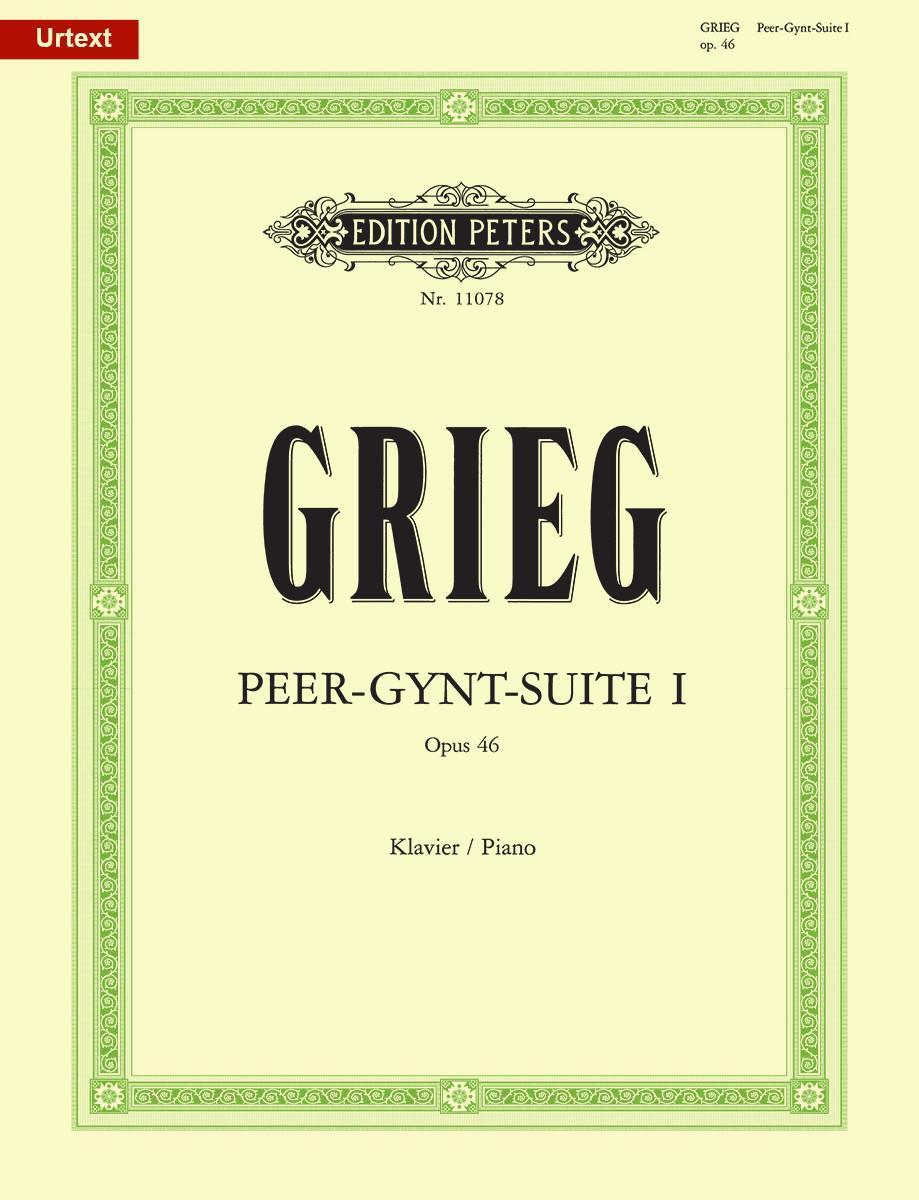 Cover: 9790014107567 | Peer Gynt Suite No. 1 Op. 46 (Arranged for Piano by the Composer)