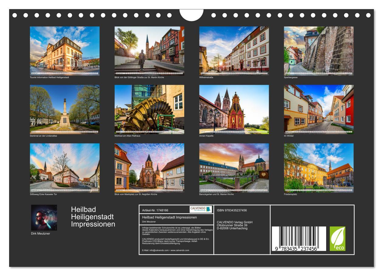 Bild: 9783435237456 | Heilbad Heiligenstadt Impressionen (Wandkalender 2025 DIN A4 quer),...