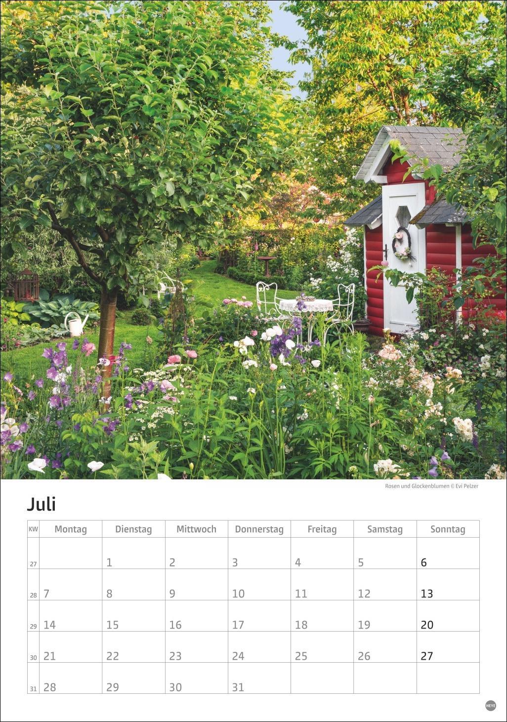 Bild: 9783756405572 | Gartenzauber Kalender 2025 | Heye | Kalender | Spiralbindung | 13 S.