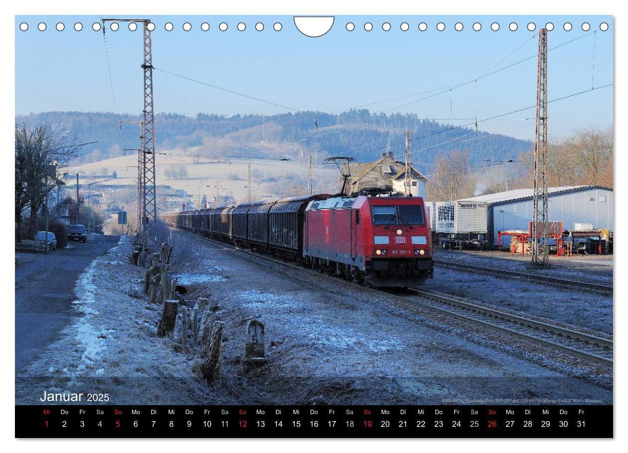 Bild: 9783435618484 | Eisenbahn in Mitteldeutschland (Wandkalender 2025 DIN A4 quer),...