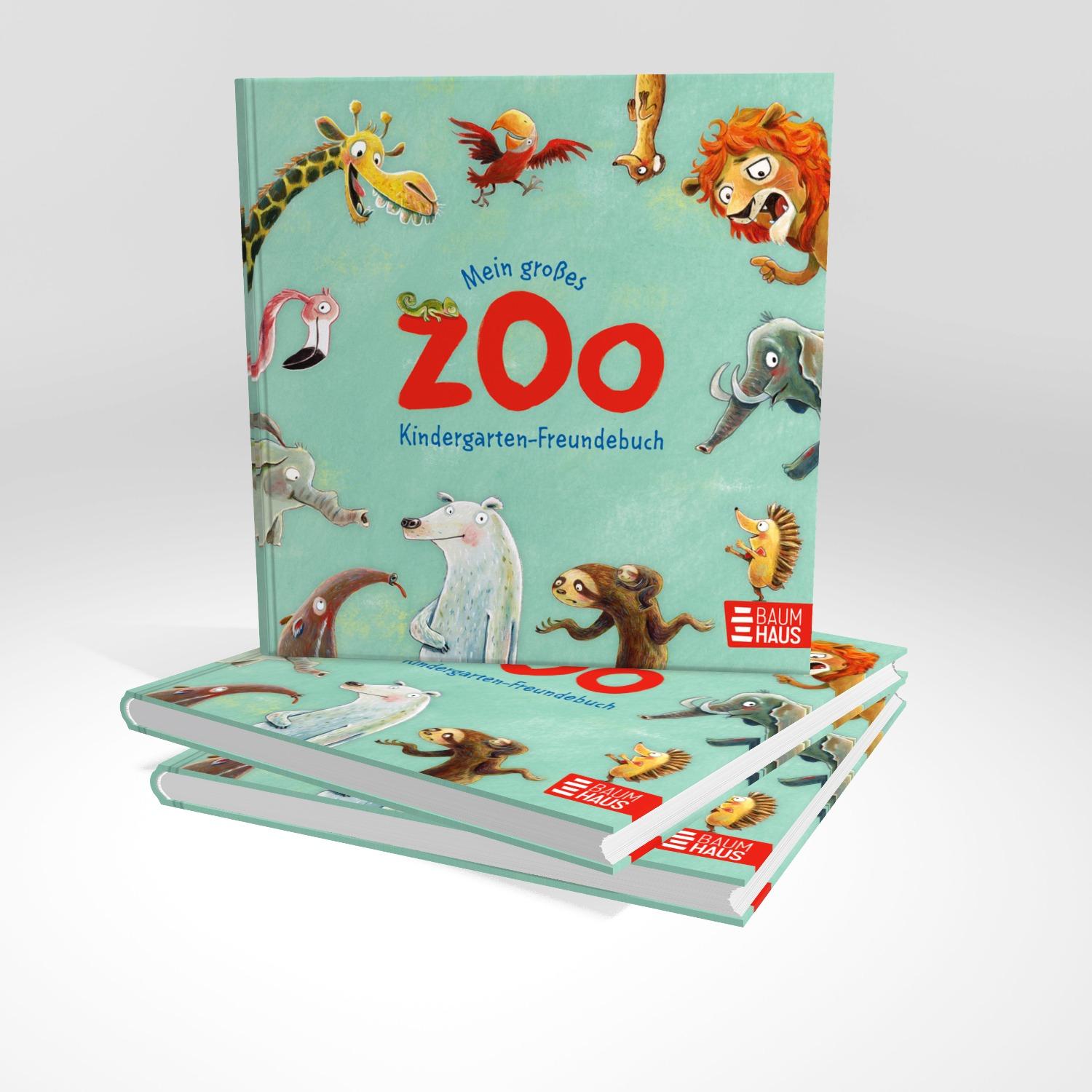 Bild: 9783833909573 | Mein großes Zoo Kindergarten-Freundebuch | Sophie Schoenwald | Buch