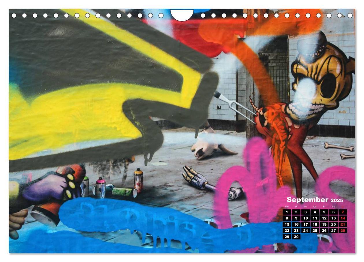 Bild: 9783435738243 | Street-Art 2025 / CH-Version (Wandkalender 2025 DIN A4 quer),...