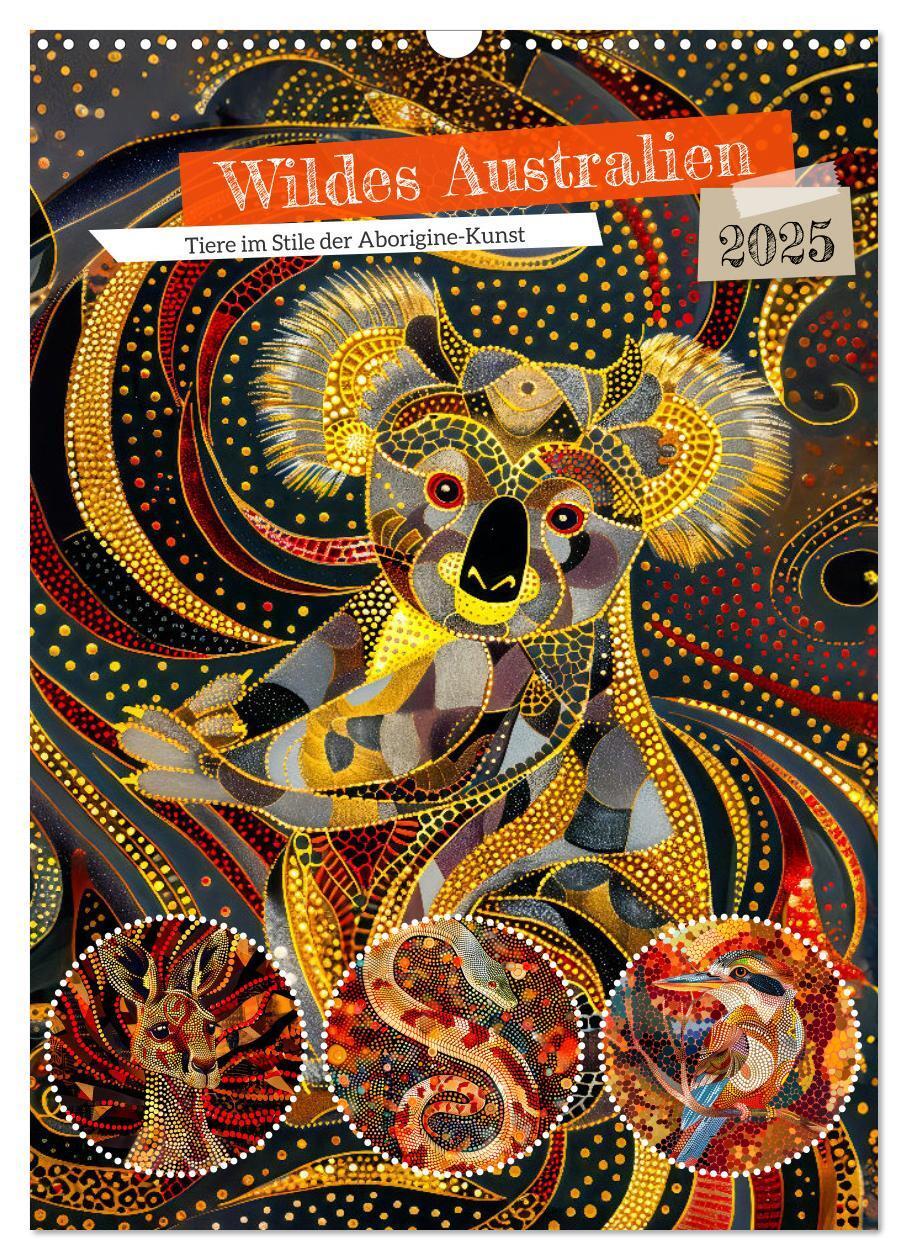 Cover: 9783457199442 | Wildes Australien - Tiere im Stile der Aborigine-Kunst...