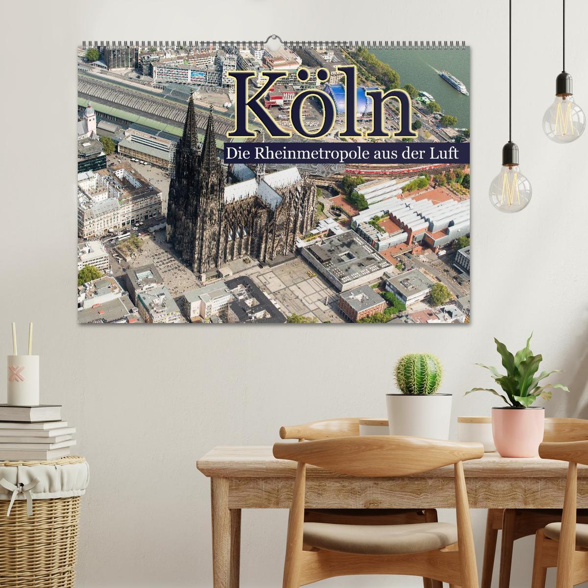 Bild: 9783435662838 | Köln - Die Rheinmetropole aus der Luft (Wandkalender 2025 DIN A2...