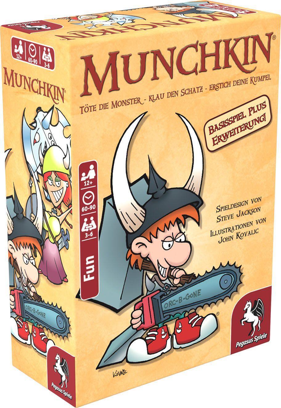 Cover: 4250231704796 | Munchkin 1+2 | Steve Jackson | Spiel | Deutsch | 2013 | Pegasus