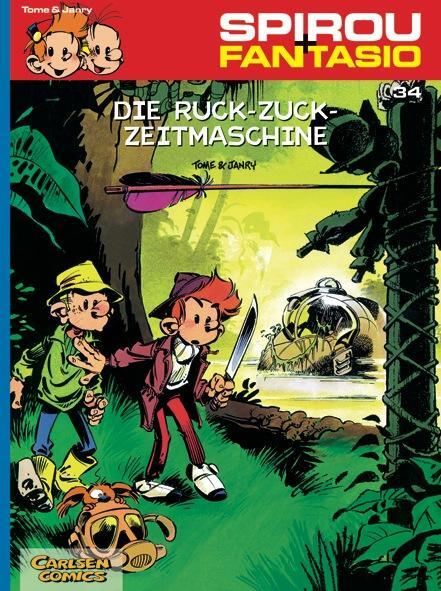 Cover: 9783551772343 | Spirou &amp; Fantasio 34: Die Ruck-Zuck-Zeitmaschine | (Neuedition) | Buch