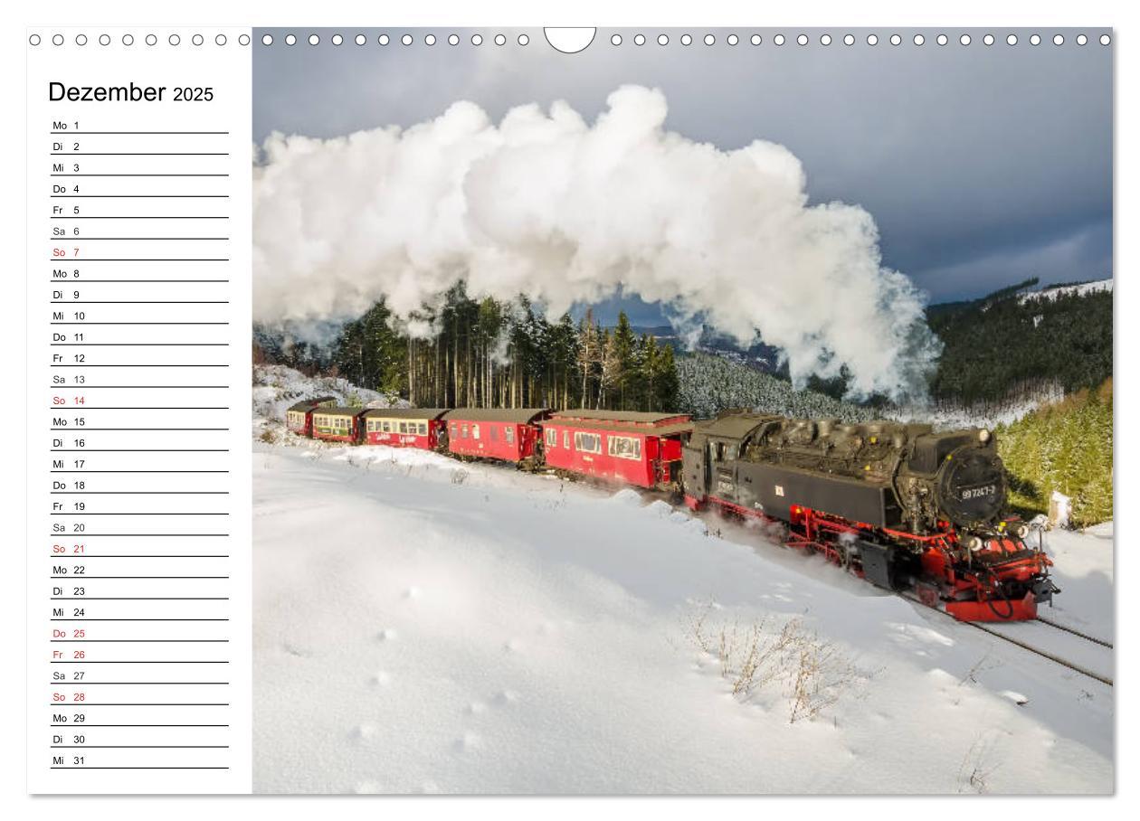 Bild: 9783435217069 | Schmalspurbahnen im Harz (Wandkalender 2025 DIN A3 quer), CALVENDO...