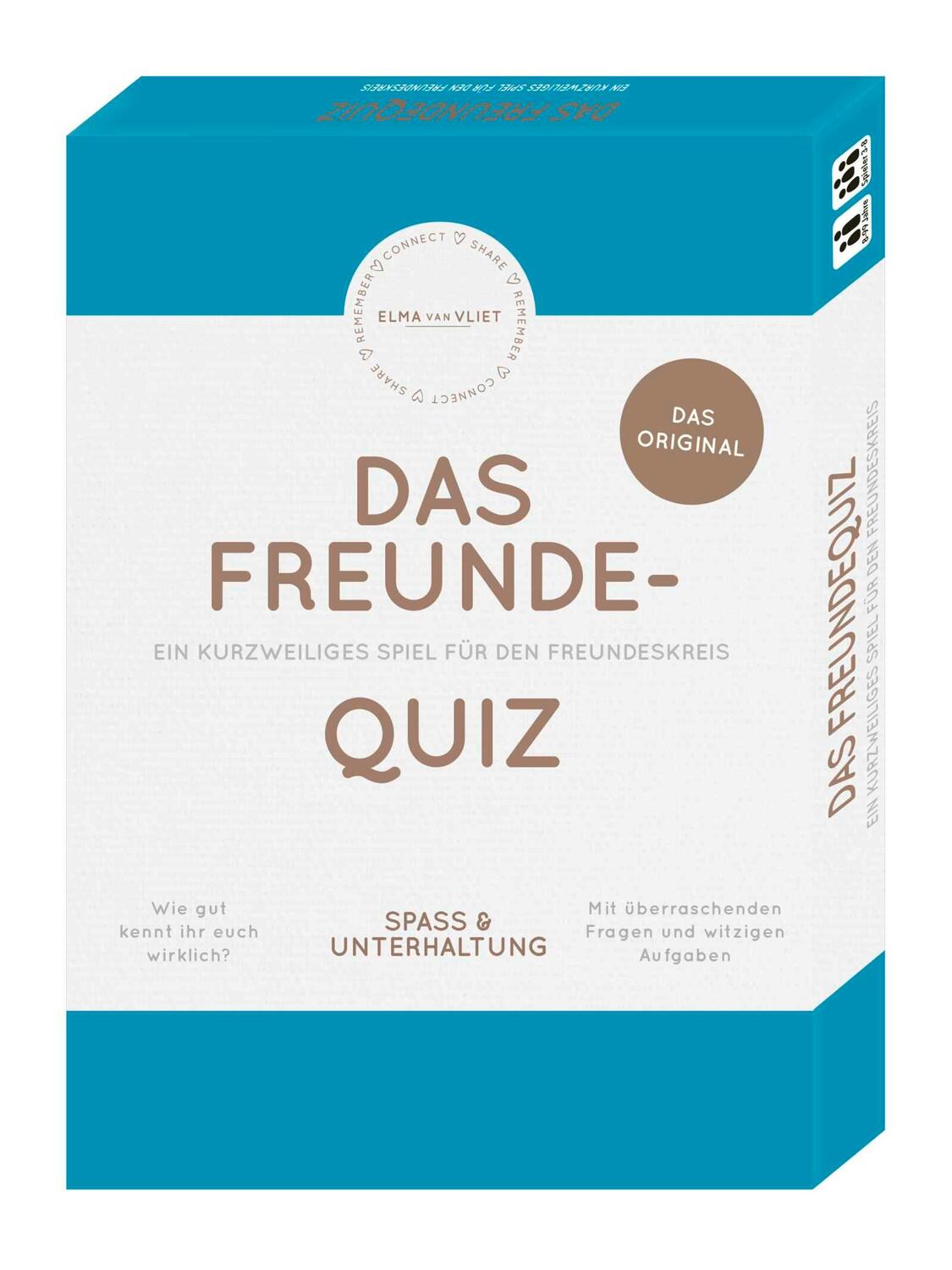 Cover: 4251693901594 | Erzähl mal! Das Freundequiz | Elma Van Vliet | Spiel | Schachtel