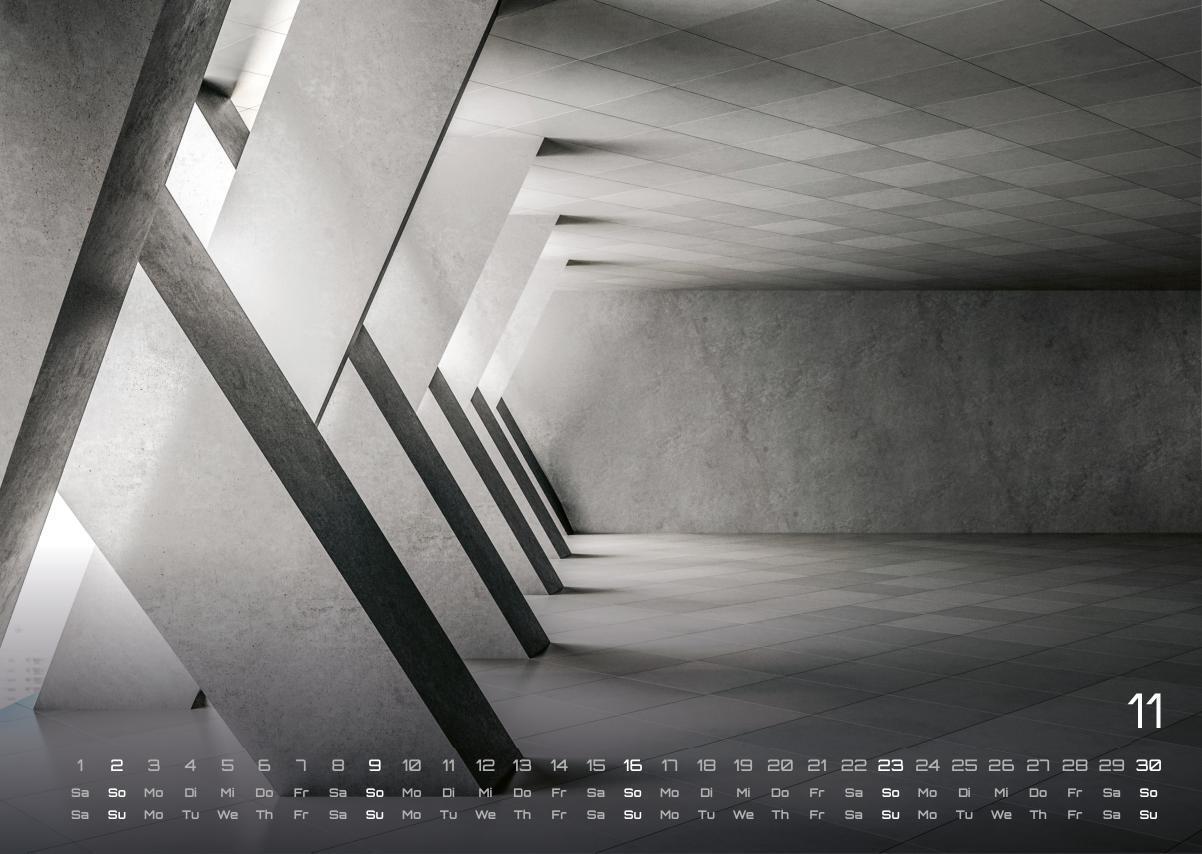 Bild: 9783986733780 | Architektur - faszinierende Baukunst - 2025 - Kalender DIN A3 | 15 S.