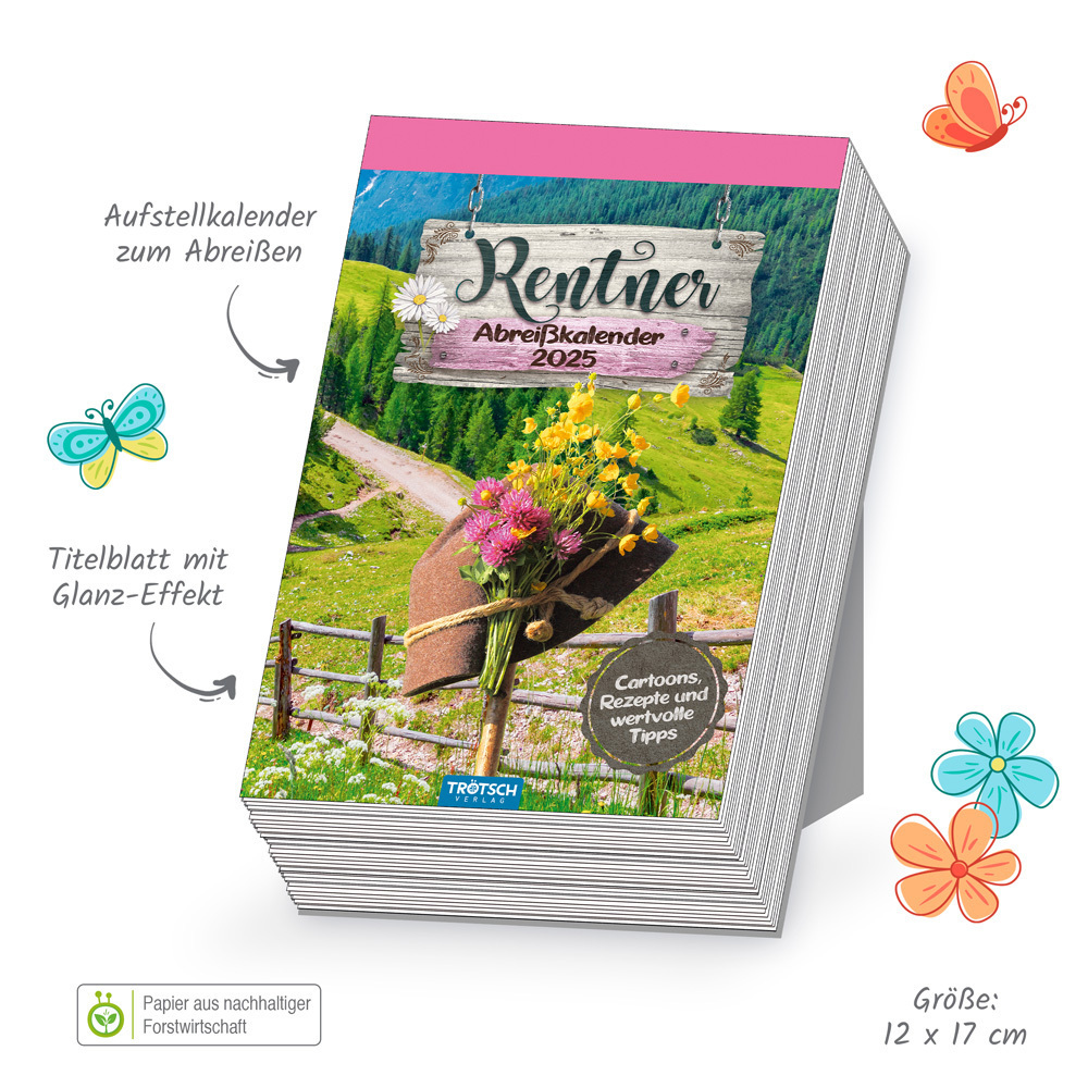 Bild: 9783988021717 | Trötsch Abreißkalender Rentner 2025 | Trötsch Verlag GmbH &amp; Co.KG