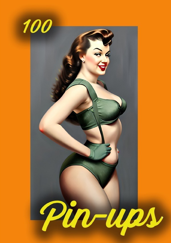 Cover: 9783757542122 | Pin-ups | 100 mit KI generierte Pin-Ups. DE | intelligentes | Buch