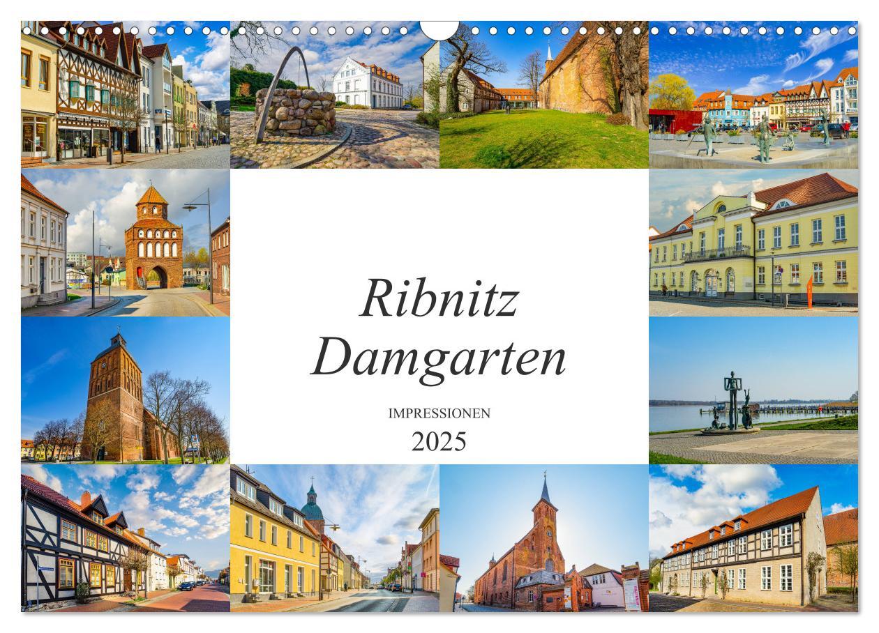 Cover: 9783435234288 | Ribnitz Damgarten Impressionen (Wandkalender 2025 DIN A3 quer),...