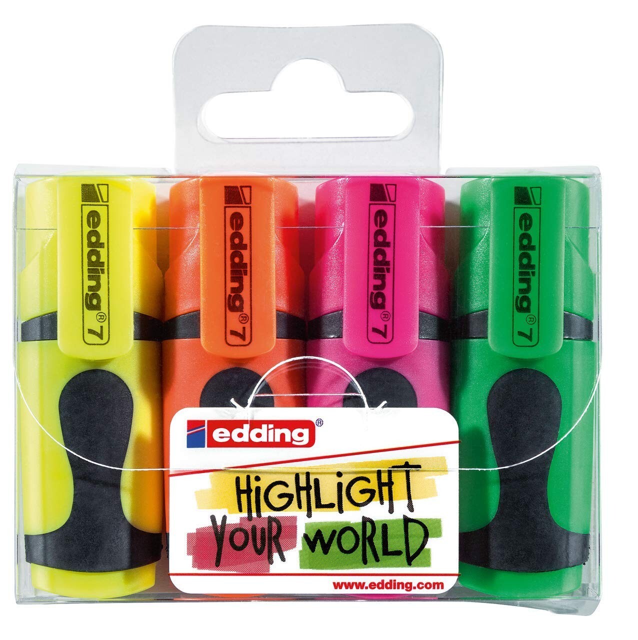 Cover: 4004764958818 | edding Textmarker mini highlighter, 1-3mm, 4er Set | 4-7-4 | 2019