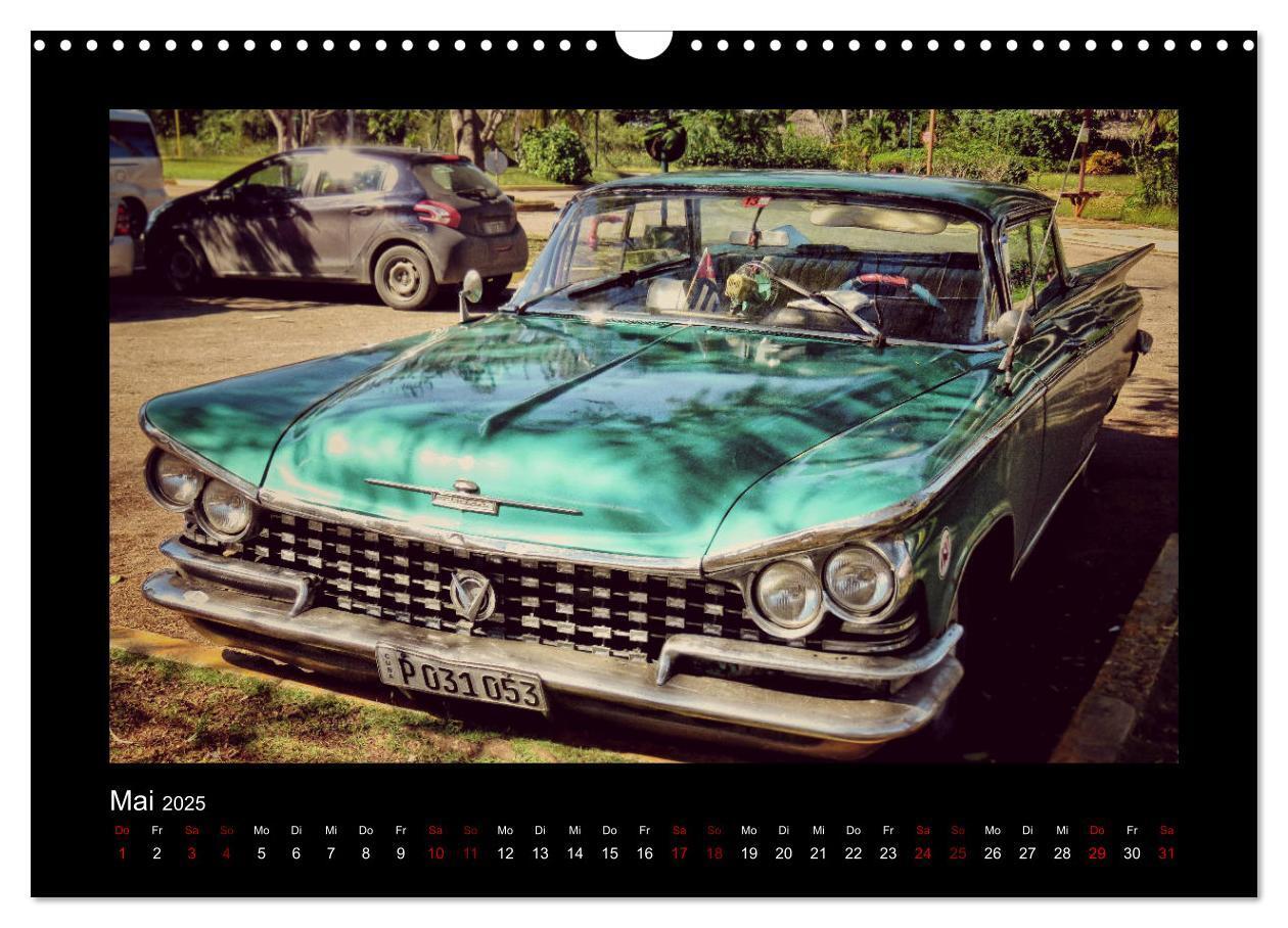 Bild: 9783435430161 | Retro Cars (Wandkalender 2025 DIN A3 quer), CALVENDO Monatskalender