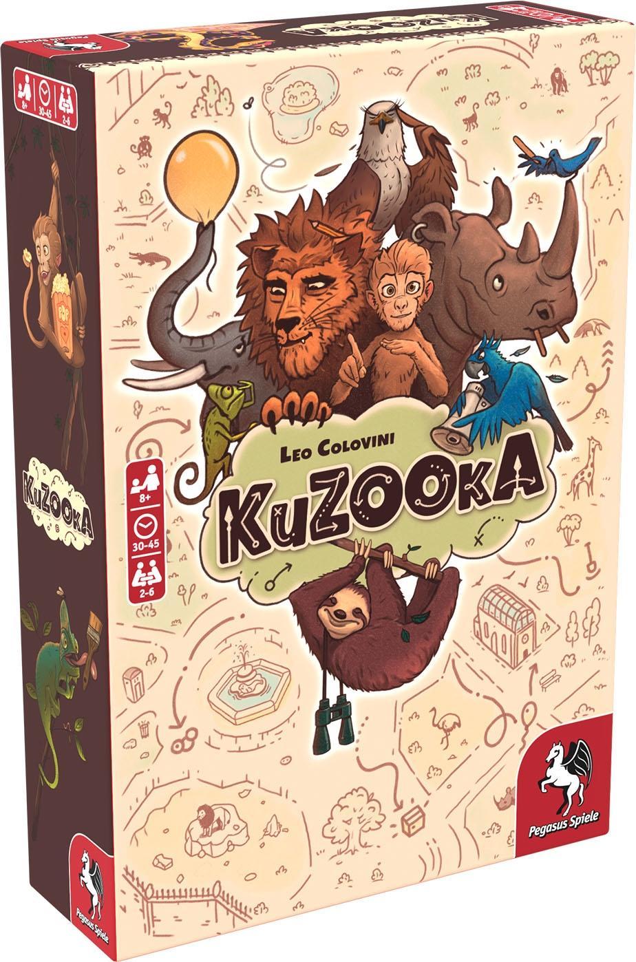 Cover: 4250231729867 | KuZOOka | Leo Colovini | Spiel | 51230G | Deutsch | 2022 | Pegasus