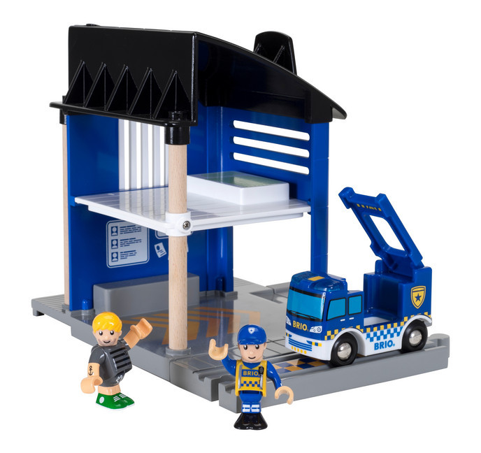 Bild: 7312350338133 | 33813 BRIO Polizeistation mit Einsatzfahrzeug | BRIO® | Spiel | 2017