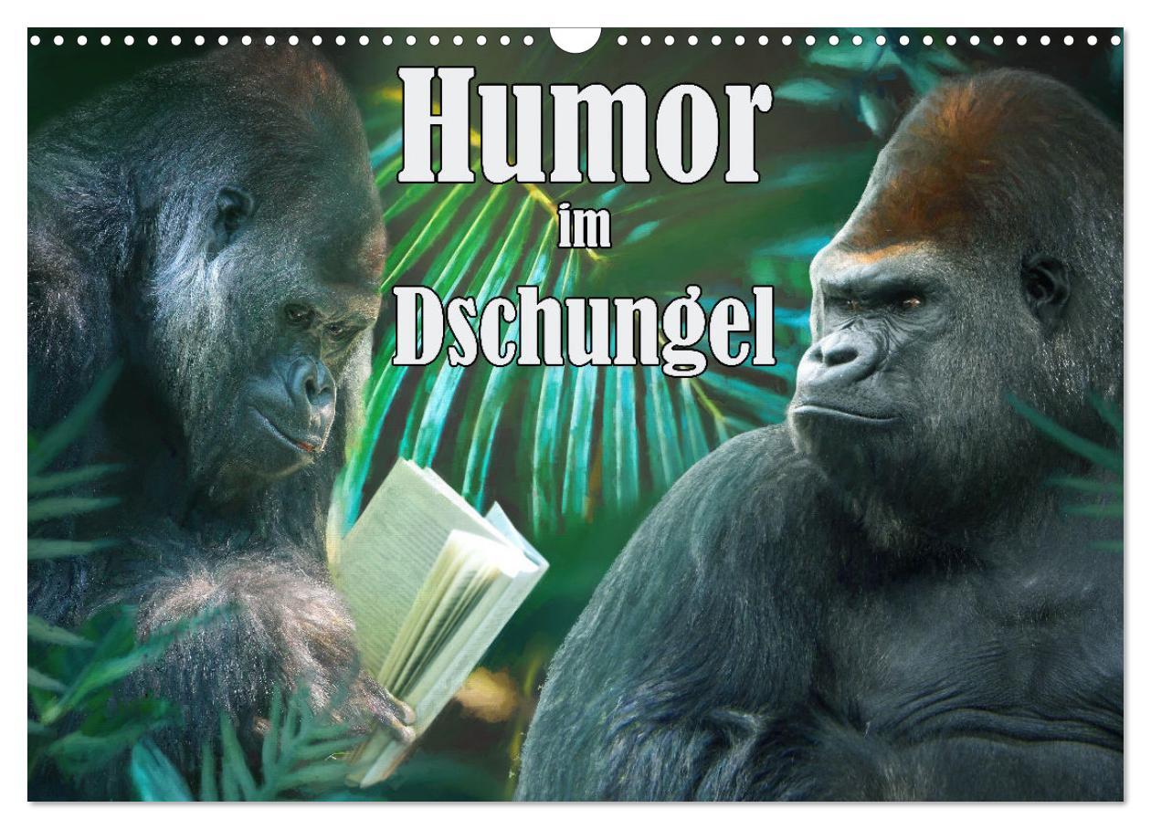 Cover: 9783383959103 | Humor im Dschungel (Wandkalender 2025 DIN A3 quer), CALVENDO...