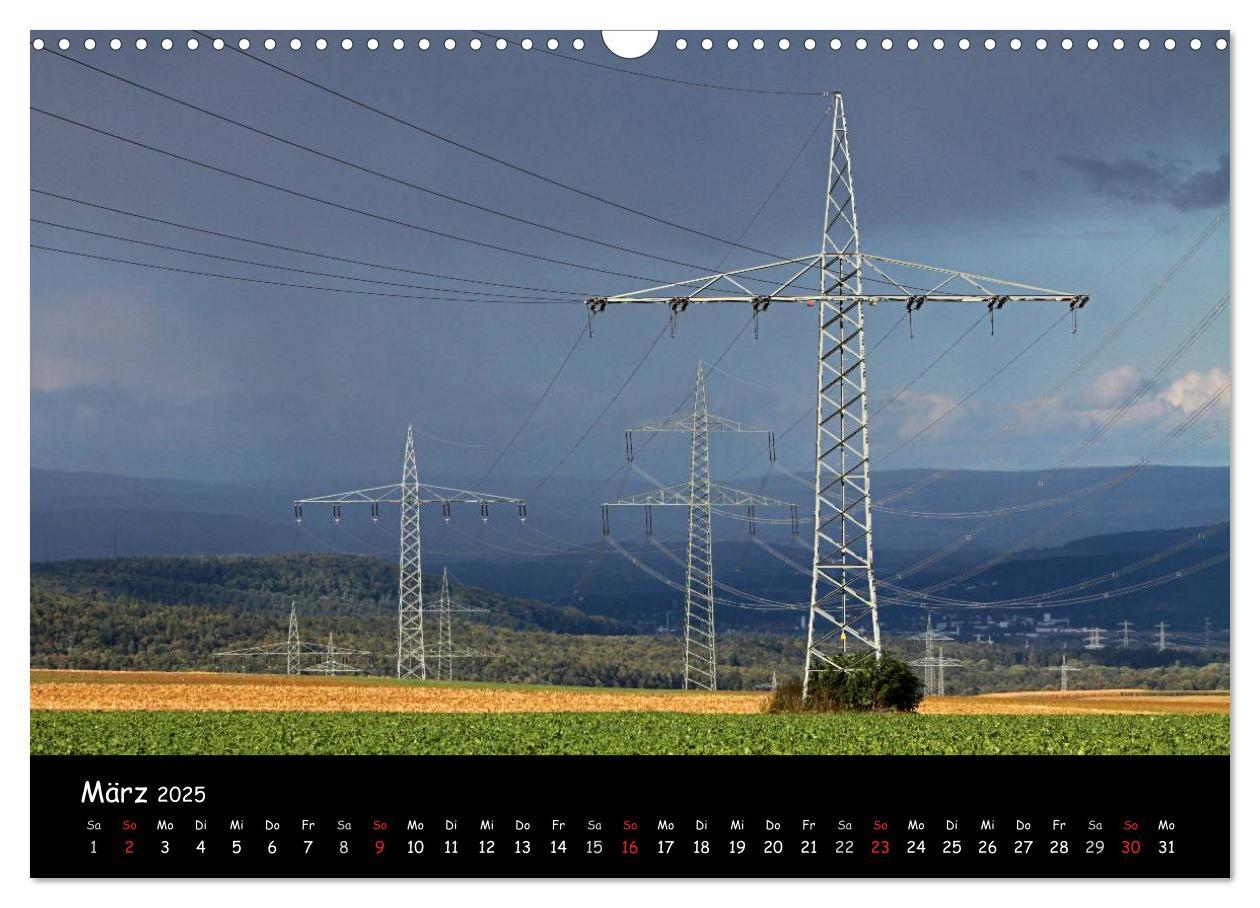 Bild: 9783435769575 | Unter Strom (Wandkalender 2025 DIN A3 quer), CALVENDO Monatskalender