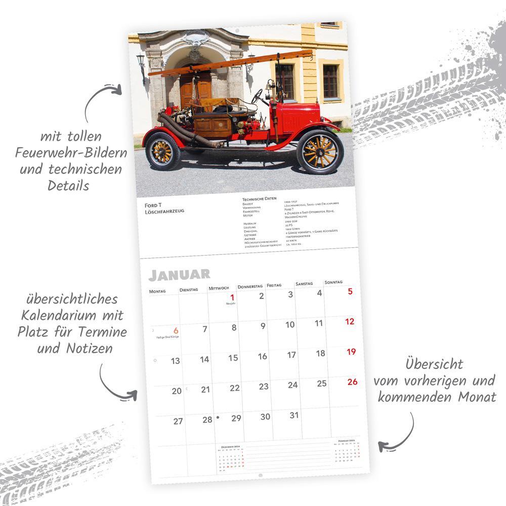 Bild: 9783988021878 | Trötsch Broschürenkalender Feuerwehren 2025 | Wandplaner | KG | 24 S.