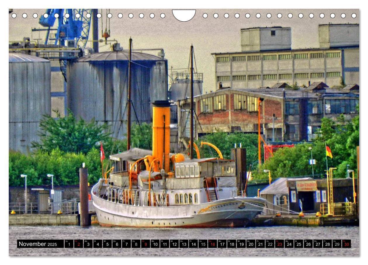 Bild: 9783435690640 | Faszination Hafen - Hamburg (Wandkalender 2025 DIN A4 quer),...