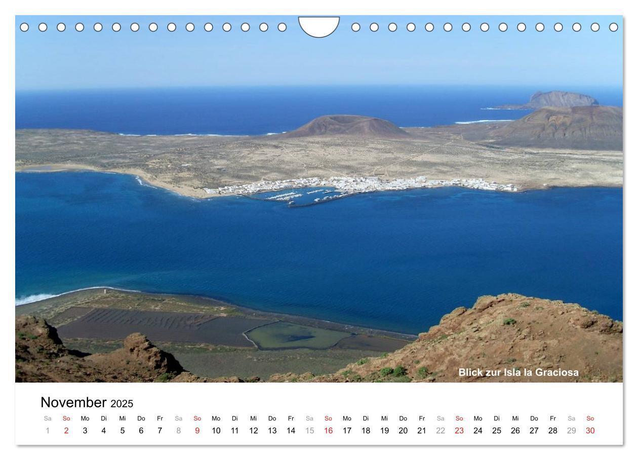 Bild: 9783435765492 | Die Canarischen Inseln - Lanzarote (Wandkalender 2025 DIN A4 quer),...