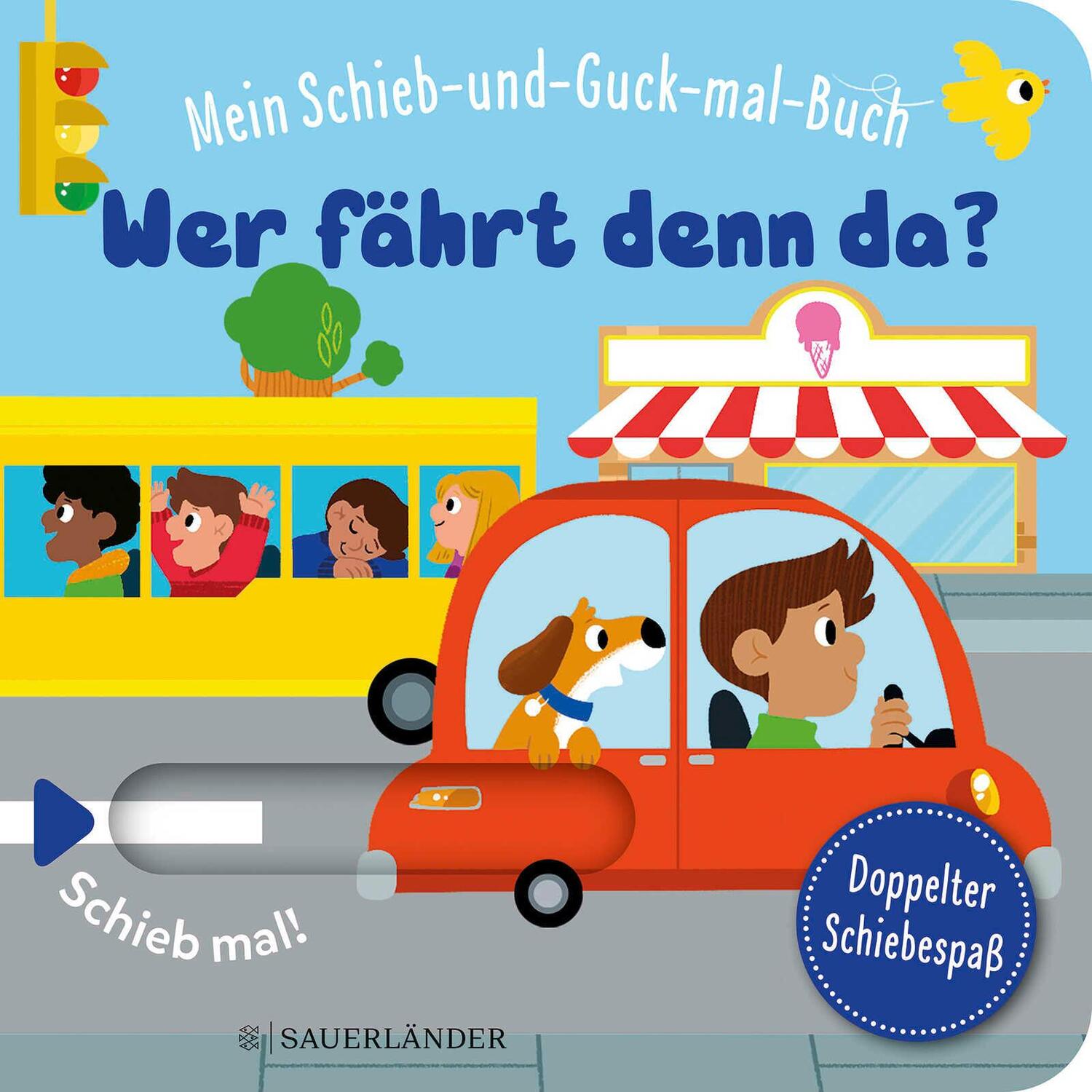 Cover: 9783737359115 | Mein Schieb &amp; Guck-mal-Buch: Wer fährt denn da? | Genie Espinosa