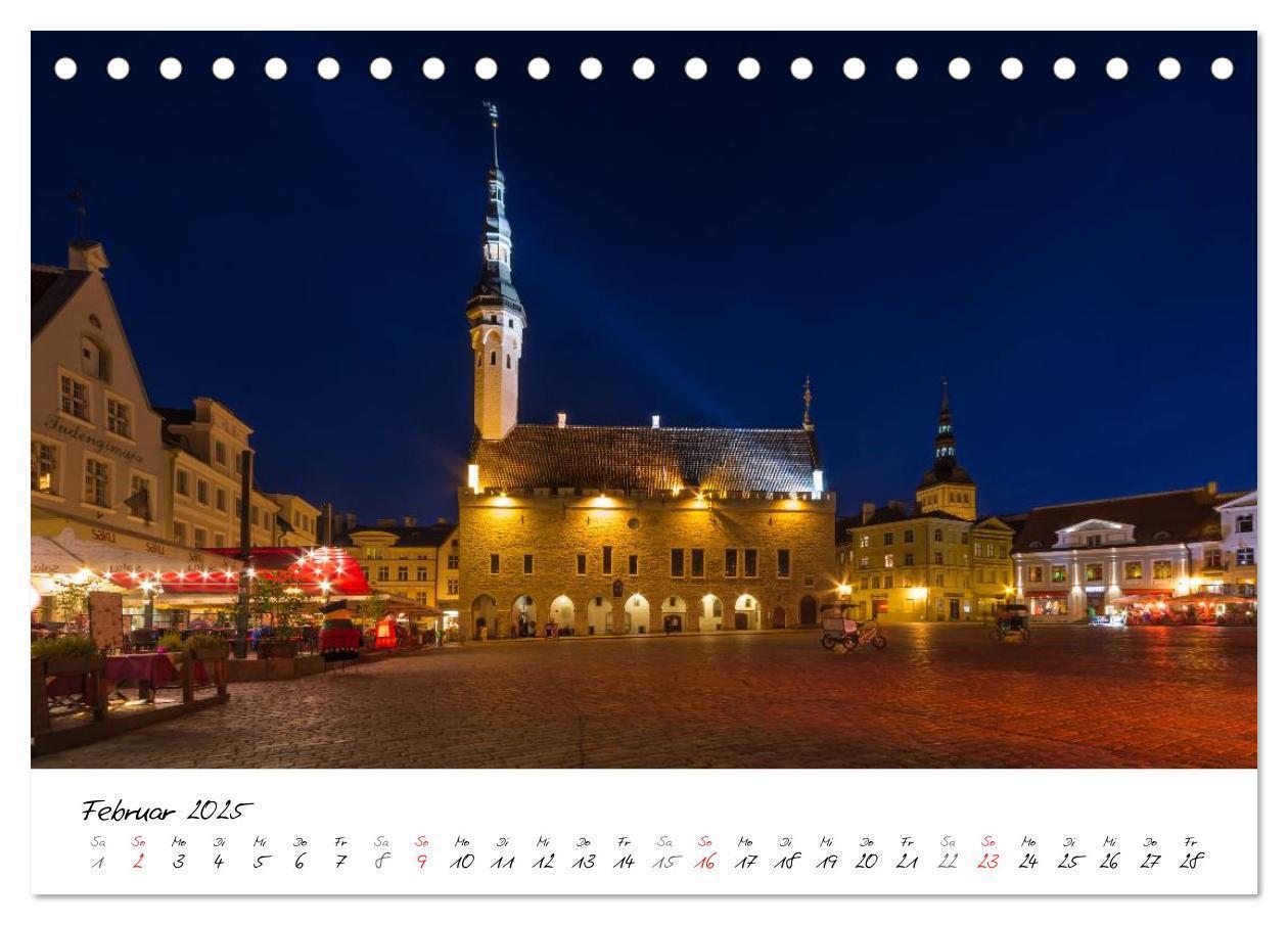 Bild: 9783435651252 | Tallinn Altstadt (Tischkalender 2025 DIN A5 quer), CALVENDO...