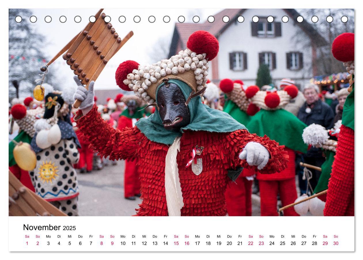 Bild: 9783435105052 | Die Elzacher Fastnacht (Tischkalender 2025 DIN A5 quer), CALVENDO...