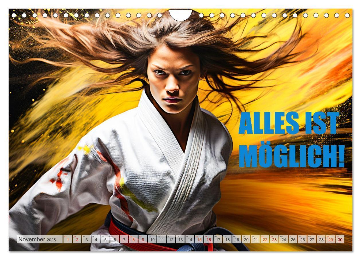 Bild: 9783383845895 | Judo und Motivation (Wandkalender 2025 DIN A4 quer), CALVENDO...