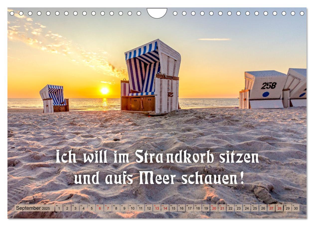 Bild: 9783435053711 | Sehnsucht zum Meer (Wandkalender 2025 DIN A4 quer), CALVENDO...