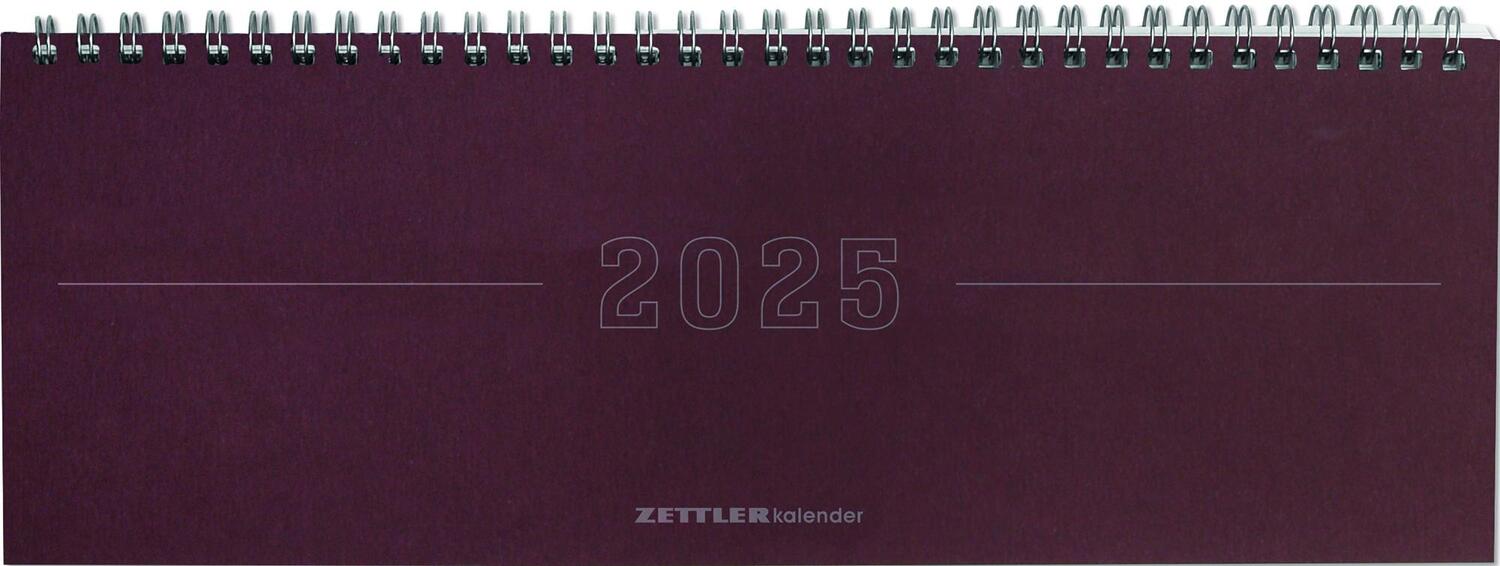 Cover: 4006928025947 | Tisch-Querkalender Papyrus Rot 2025 - Büro-Planer 29,7x10,5 cm -...