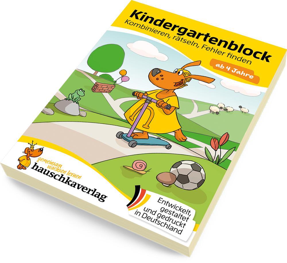 Bild: 9783881006095 | Kindergartenblock ab 4 Jahre - Kombinieren, rätseln, Fehler finden